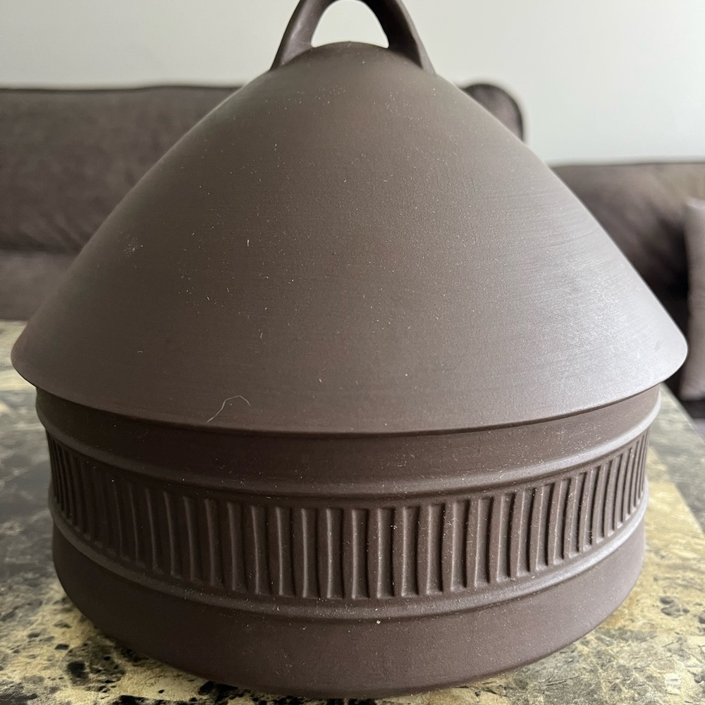 Dansk Brown Ceramic Lidded Serveware Dish